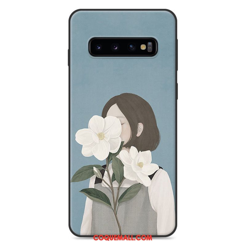 Étui Samsung Galaxy S10+ Tout Compris Étoile Frais, Coque Samsung Galaxy S10+ Silicone Art