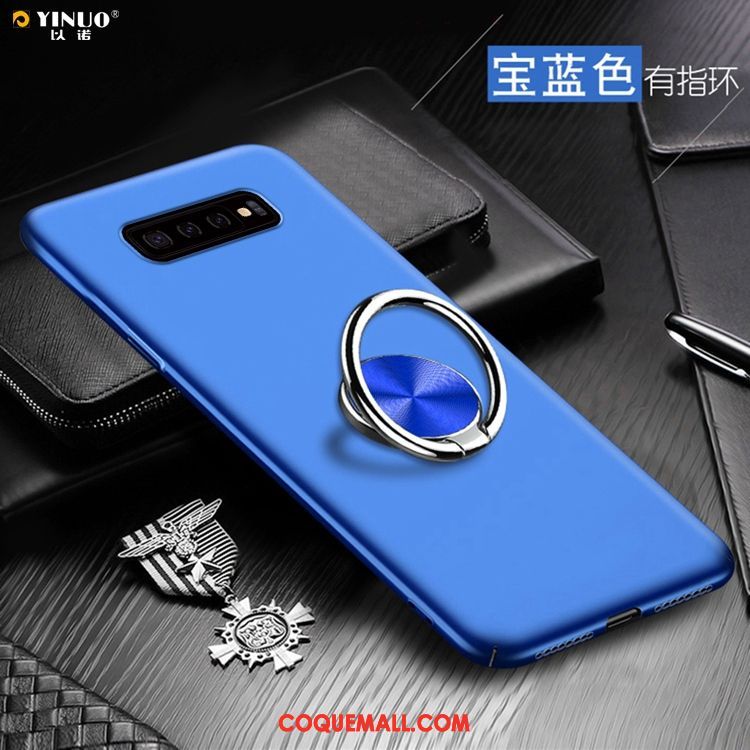 Étui Samsung Galaxy S10+ Téléphone Portable Étoile Bleu, Coque Samsung Galaxy S10+ Pu Difficile