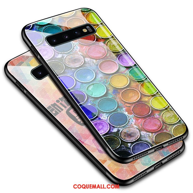 Étui Samsung Galaxy S10 Étoile Simple Protection, Coque Samsung Galaxy S10 Colorée Personnalité