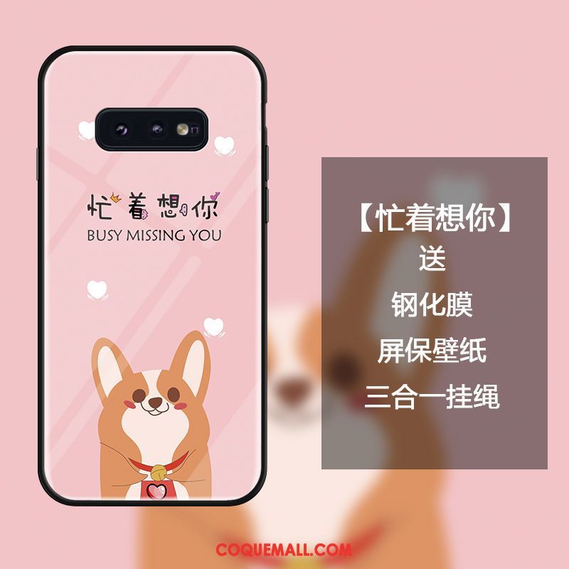 Étui Samsung Galaxy S10e Dessin Animé Charmant Marque De Tendance, Coque Samsung Galaxy S10e Personnalité Ornements Suspendus