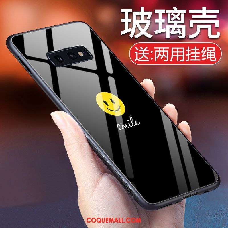 Étui Samsung Galaxy S10e Simple Personnalité Tout Compris, Coque Samsung Galaxy S10e Souriant Téléphone Portable