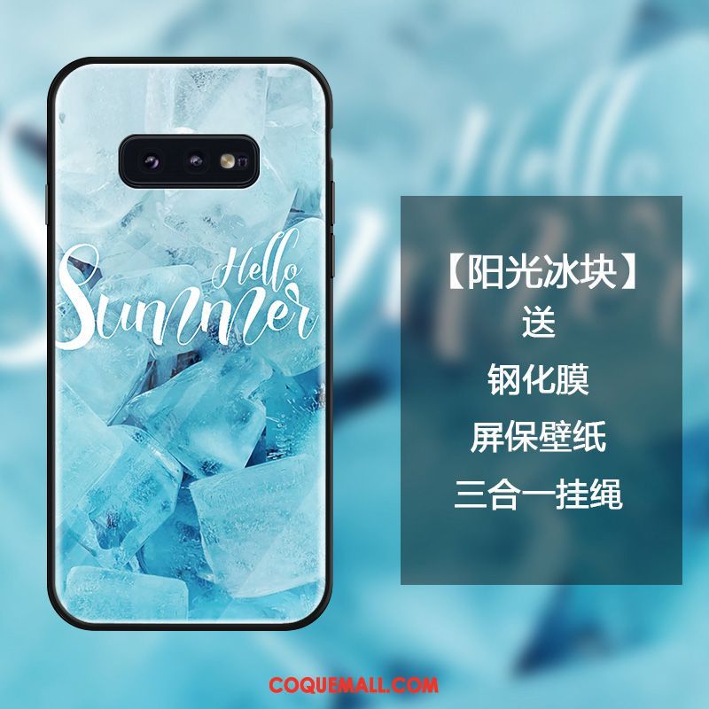 Étui Samsung Galaxy S10e Étoile Personnalité Bleu, Coque Samsung Galaxy S10e Multicolore Protection