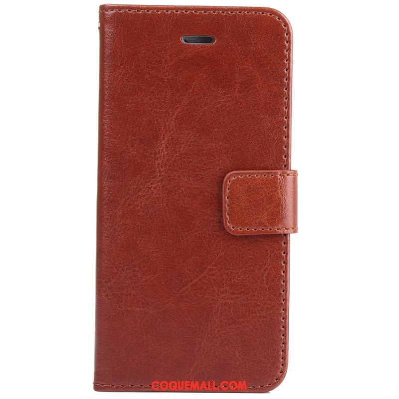 Étui Samsung Galaxy S6 Foncé Clamshell Téléphone Portable, Coque Samsung Galaxy S6 Étoile Tendance Braun