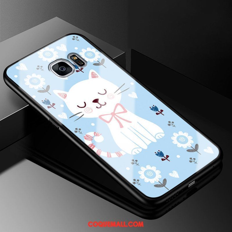 Étui Samsung Galaxy S7 Silicone Incassable Créatif, Coque Samsung Galaxy S7 Téléphone Portable Dessin Animé