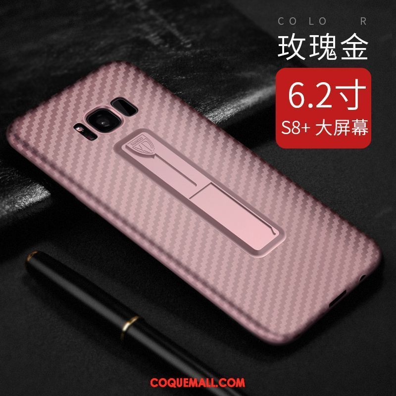 Étui Samsung Galaxy S8+ Anneau Incassable Très Mince, Coque Samsung Galaxy S8+ Marque De Tendance Personnalité