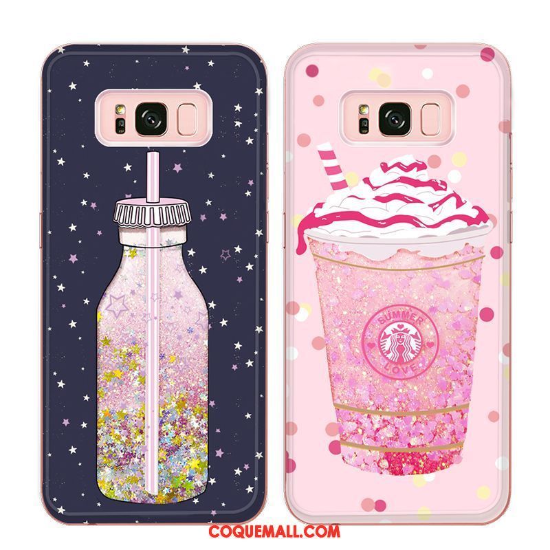 Étui Samsung Galaxy S8+ Téléphone Portable Silicone Tendance, Coque Samsung Galaxy S8+ Liquide Incassable