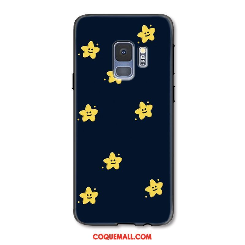 Étui Samsung Galaxy S9 Créatif Étoile Mode, Coque Samsung Galaxy S9 Grand Peinte À La Main