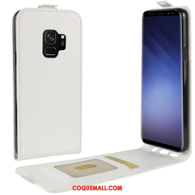 Étui Samsung Galaxy S9 Incassable Protection Blanc, Coque Samsung Galaxy S9 Téléphone Portable Étoile
