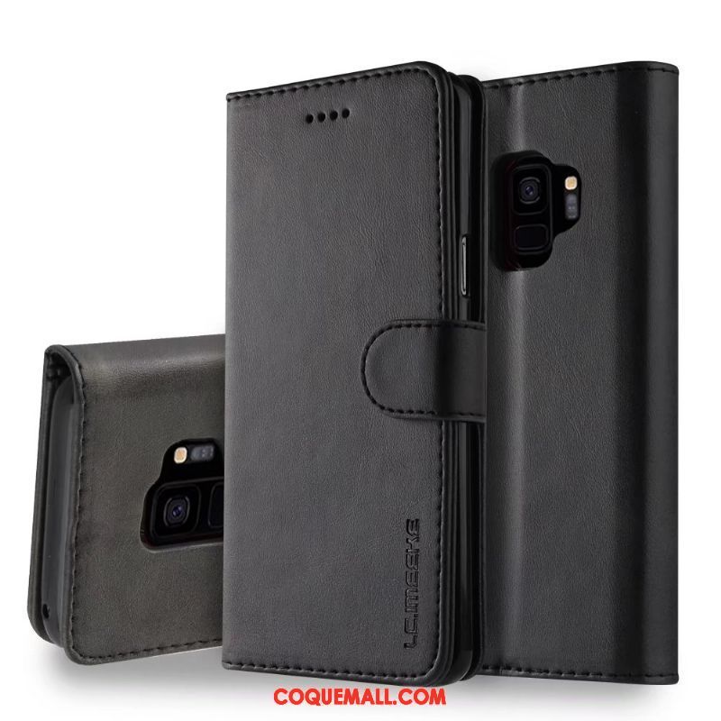 Étui Samsung Galaxy S9 Légère Étoile Business, Coque Samsung Galaxy S9 Étui En Cuir Protection