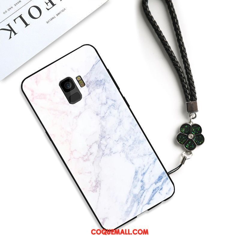 Étui Samsung Galaxy S9 Tendance Téléphone Portable Fluide Doux, Coque Samsung Galaxy S9 Verre Protection