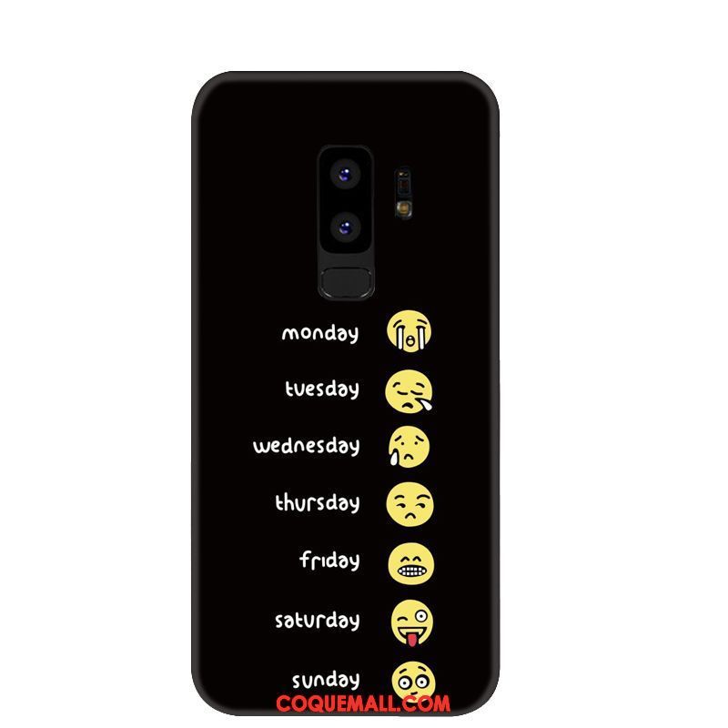 Étui Samsung Galaxy S9+ Téléphone Portable Incassable Silicone, Coque Samsung Galaxy S9+ Étoile Fluide Doux