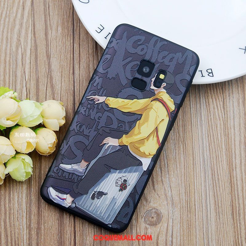 Étui Samsung Galaxy S9 Téléphone Portable Silicone Personnalité, Coque Samsung Galaxy S9 Tout Compris Marque De Tendance