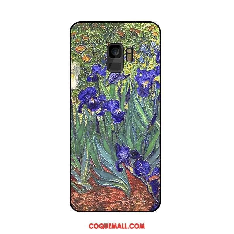 Étui Samsung Galaxy S9 Téléphone Portable Violet Ornements Suspendus, Coque Samsung Galaxy S9 Europe Étoile