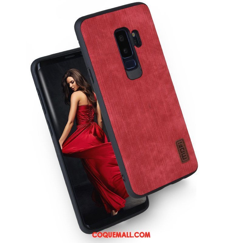 Étui Samsung Galaxy S9+ Étoile Fluide Doux Tout Compris, Coque Samsung Galaxy S9+ Incassable Délavé En Daim