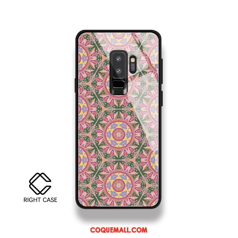 Étui Samsung Galaxy S9+ Étoile Rose Élégant, Coque Samsung Galaxy S9+ Classic Couleur