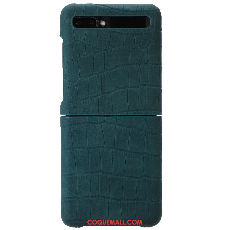 Étui Samsung Z Flip Protection Téléphone Portable Cuir, Coque Samsung Z Flip Pure Luxe