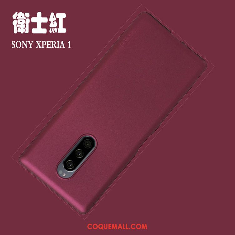 Étui Sony Xperia 1 Incassable Téléphone Portable Fluide Doux, Coque Sony Xperia 1 Silicone Très Mince