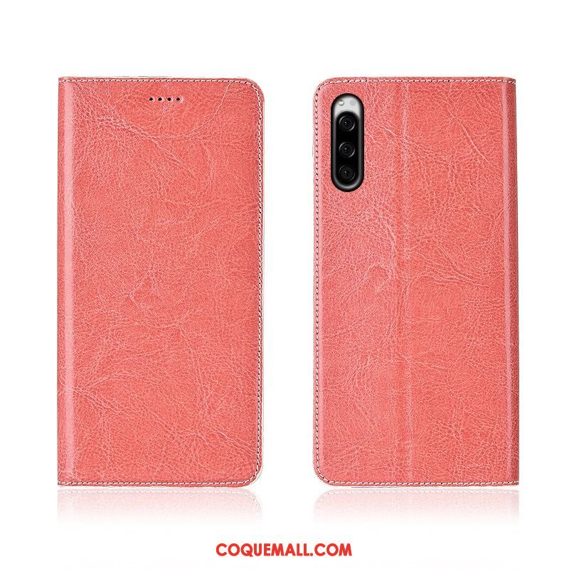 Étui Sony Xperia 5 En Cuir Téléphone Portable Protection, Coque Sony Xperia 5 Tout Compris Clamshell