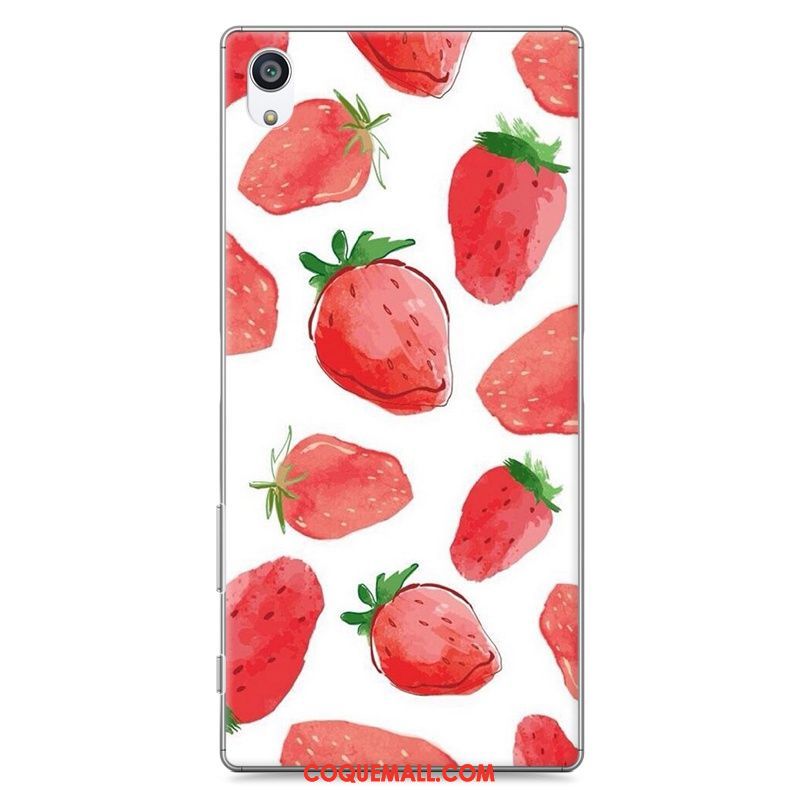 Étui Sony Xperia E5 Dessin Animé Protection Personnalité, Coque Sony Xperia E5 Difficile Rouge