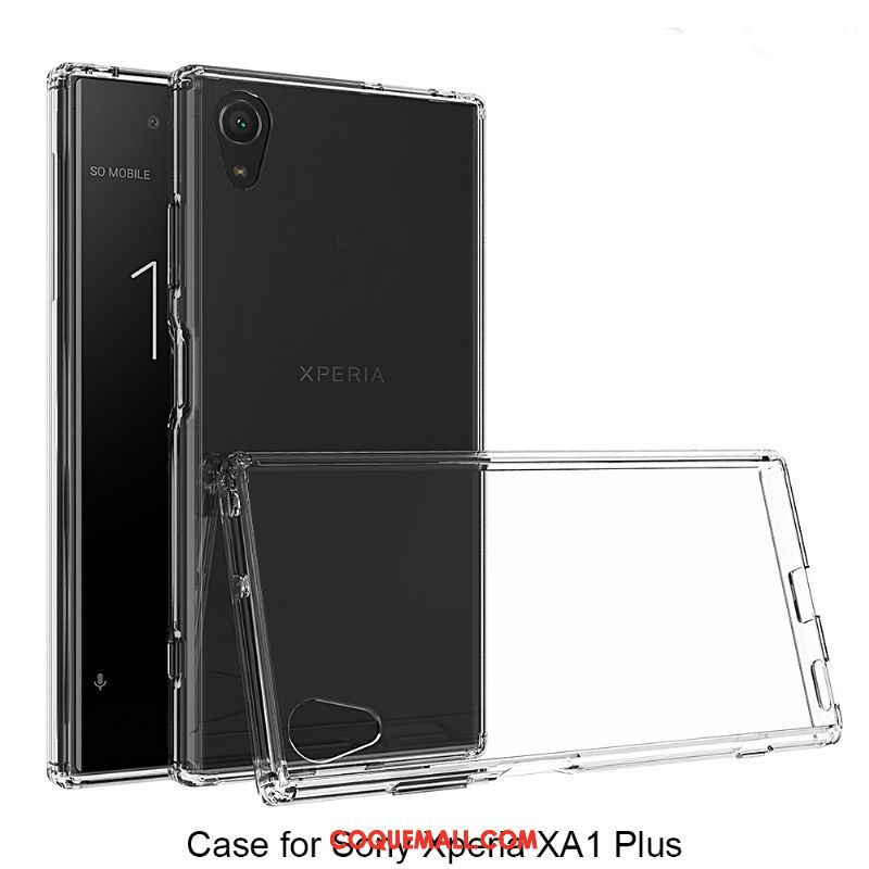 Étui Sony Xperia Xa1 Plus Difficile Protection Contre Les Explosions Blanc, Coque Sony Xperia Xa1 Plus Protection Fluide Doux