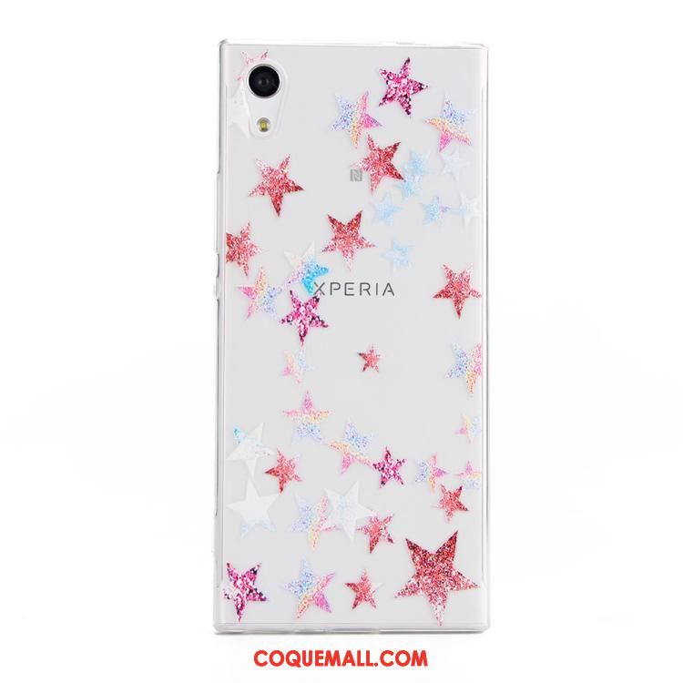 Étui Sony Xperia Xa1 Téléphone Portable Transparent Peinture, Coque Sony Xperia Xa1 Protection Silicone