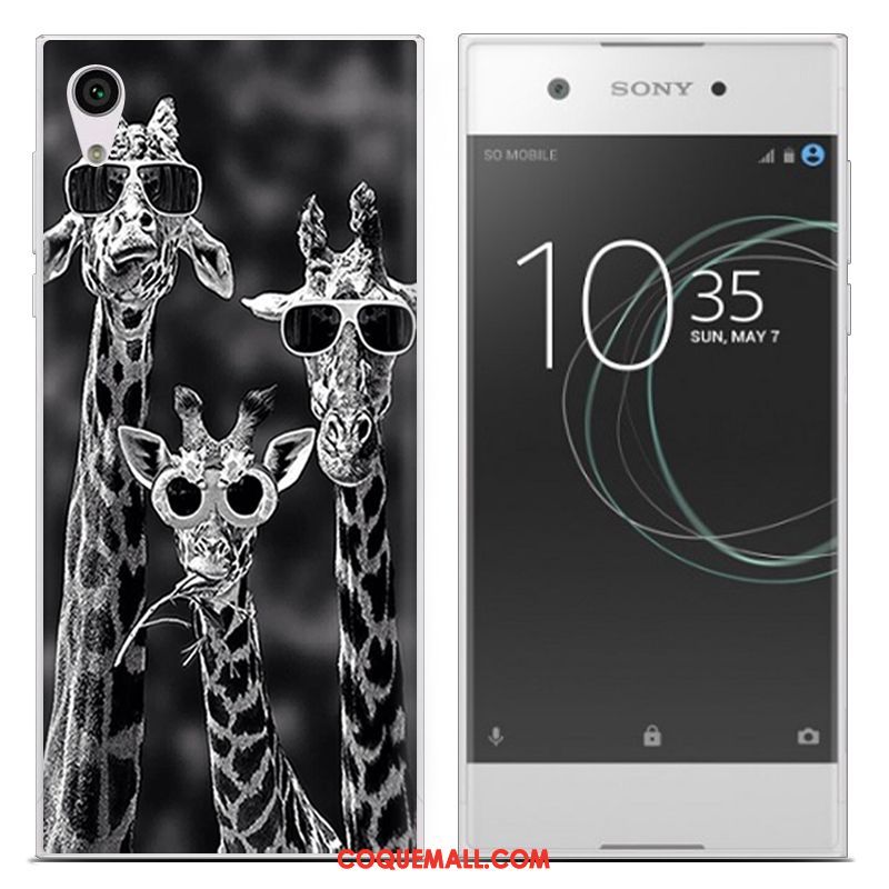 Étui Sony Xperia Xa1 Ultra Noir Personnalité Protection, Coque Sony Xperia Xa1 Ultra Dessin Animé Téléphone Portable