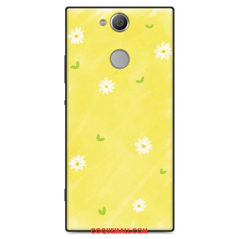 Étui Sony Xperia Xa2 Créatif Personnalité Protection, Coque Sony Xperia Xa2 Incassable Jaune