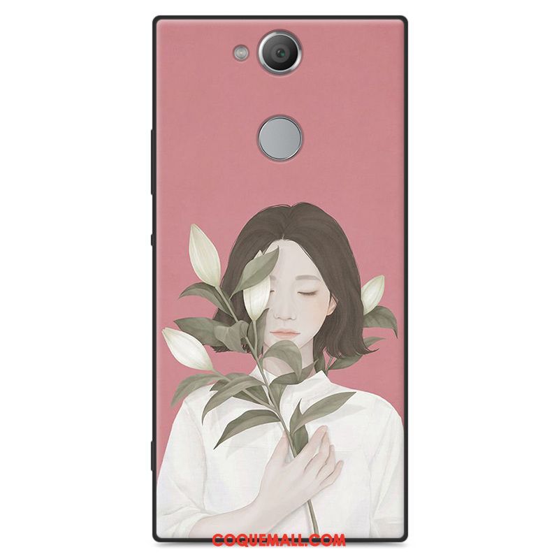 Étui Sony Xperia Xa2 Plus Protection Rouge Téléphone Portable, Coque Sony Xperia Xa2 Plus Incassable Silicone