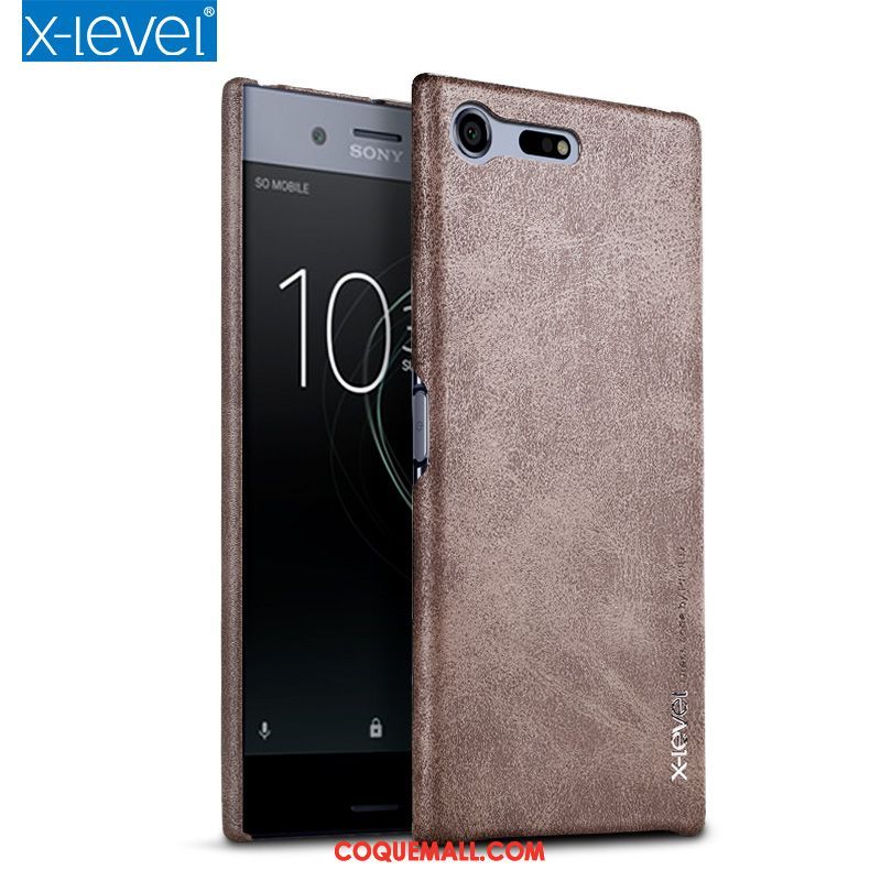 Étui Sony Xperia Xz Premium Tout Compris Téléphone Portable Très Mince, Coque Sony Xperia Xz Premium Tendance Protection Braun