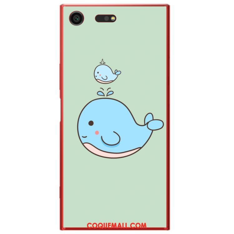 Étui Sony Xperia Xz Premium Téléphone Portable Dessin Animé Mignonne, Coque Sony Xperia Xz Premium Vert Simple