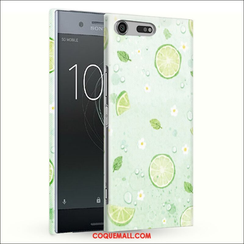 Étui Sony Xperia Xz Premium Téléphone Portable Frais Petit, Coque Sony Xperia Xz Premium Difficile Vert