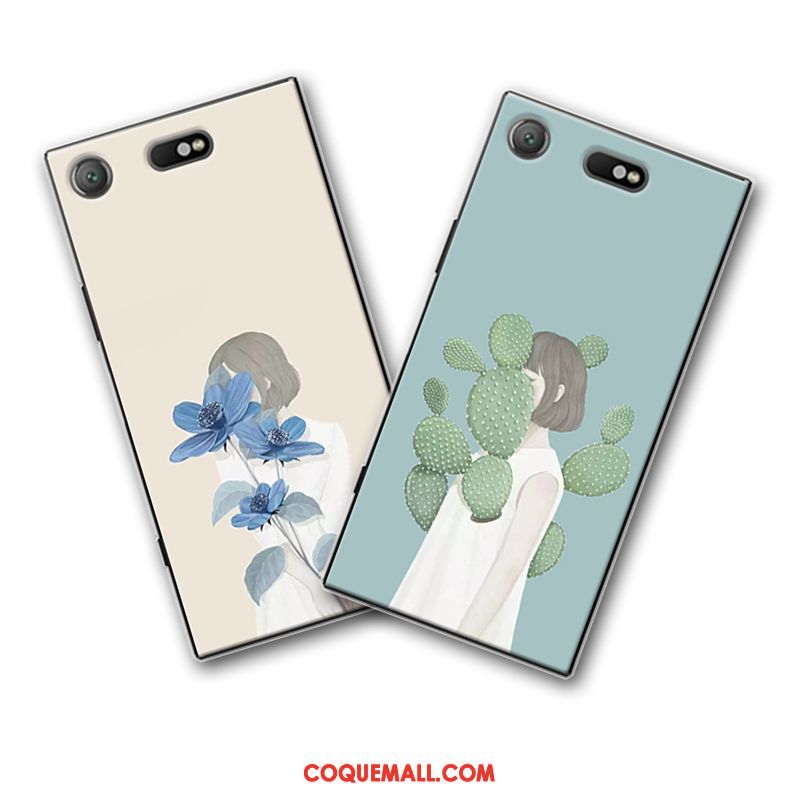 Étui Sony Xperia Xz1 Compact Dessin Animé Tout Compris Fluide Doux, Coque Sony Xperia Xz1 Compact Silicone Créatif