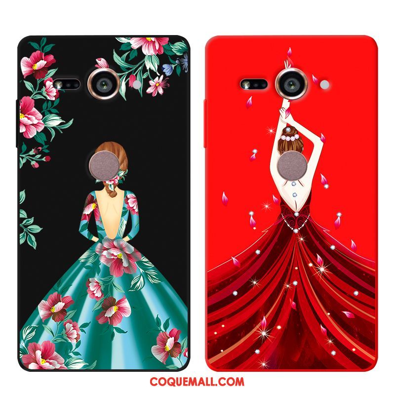 Étui Sony Xperia Xz2 Compact Tendance Rouge Créatif, Coque Sony Xperia Xz2 Compact Protection Incassable