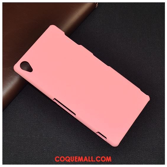 Étui Sony Xperia Z3+ Protection Téléphone Portable Difficile, Coque Sony Xperia Z3+ Rose Simple