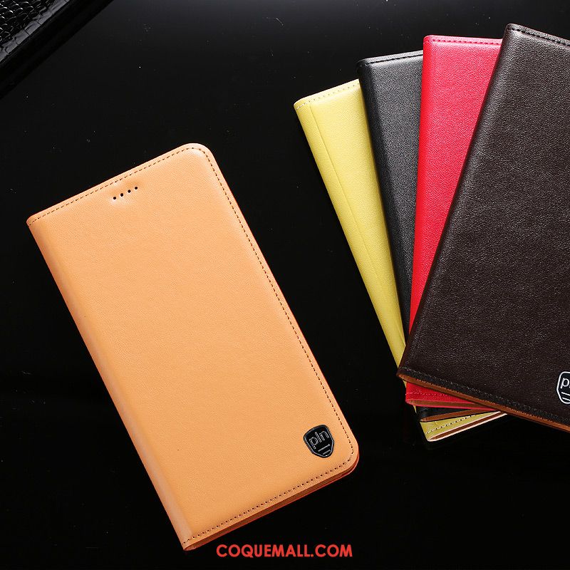 Étui Xiaomi Mi 10 Lite En Cuir Téléphone Portable Jaune, Coque Xiaomi Mi 10 Lite Tout Compris Incassable Beige