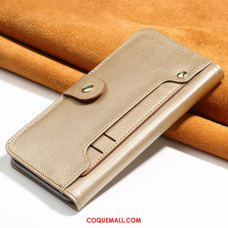 Étui Xiaomi Mi 10 Pro Cuir En Cuir Téléphone Portable, Coque Xiaomi Mi 10 Pro Carte Protection Beige