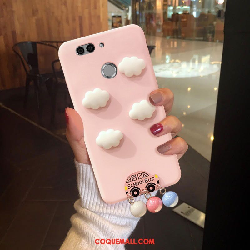 Étui Xiaomi Mi 8 Lite Protection Délavé En Daim Rose, Coque Xiaomi Mi 8 Lite Tout Compris Modèle Fleurie Beige