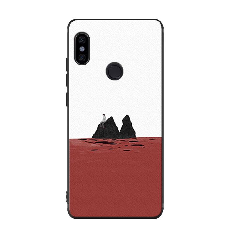 Étui Xiaomi Mi 8 Personnalité Incassable Protection, Coque Xiaomi Mi 8 Art Blanc Beige