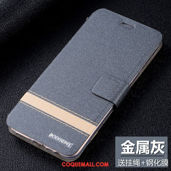 Étui Xiaomi Mi 8 Pro Fluide Doux Étui En Cuir Téléphone Portable, Coque Xiaomi Mi 8 Pro Protection Clamshell Beige