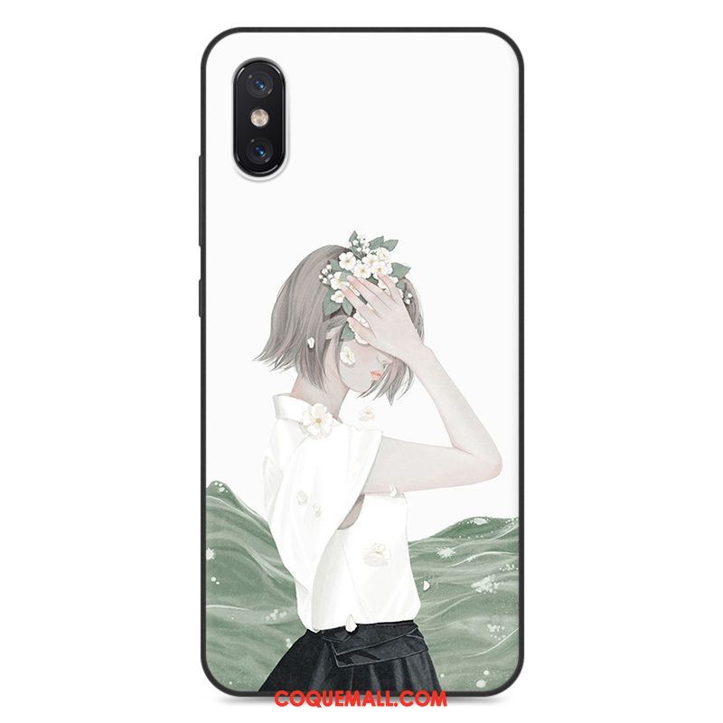 Étui Xiaomi Mi 8 Pro Téléphone Portable Blanc Protection, Coque Xiaomi Mi 8 Pro Incassable Fluide Doux Beige