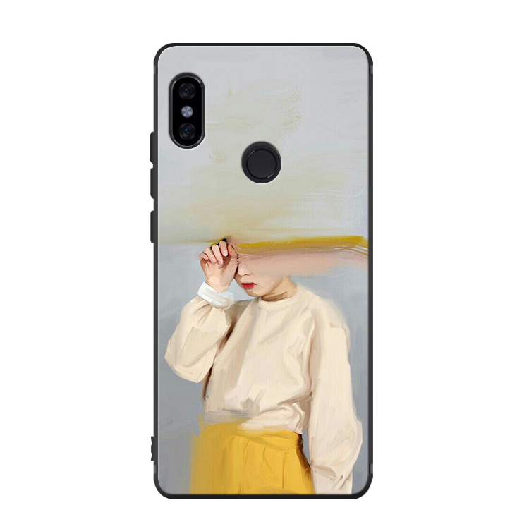 Étui Xiaomi Mi 8 Se Peinture À L'huile Tout Compris Petit, Coque Xiaomi Mi 8 Se Vent Abstrait Beige