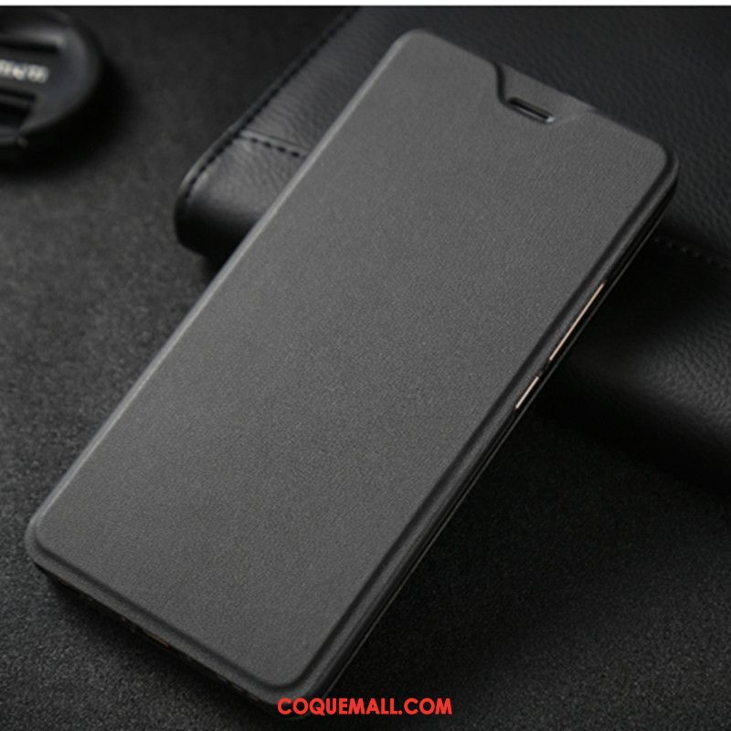 Étui Xiaomi Mi 8 Se Petit Protection Téléphone Portable, Coque Xiaomi Mi 8 Se Noir Étui En Cuir Beige