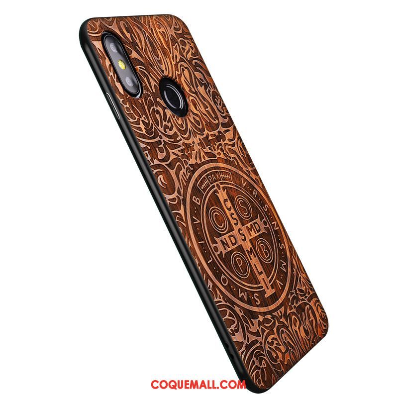 Étui Xiaomi Mi 8 Se Protection Téléphone Portable Luxe, Coque Xiaomi Mi 8 Se Style Chinois Tendance Braun Beige