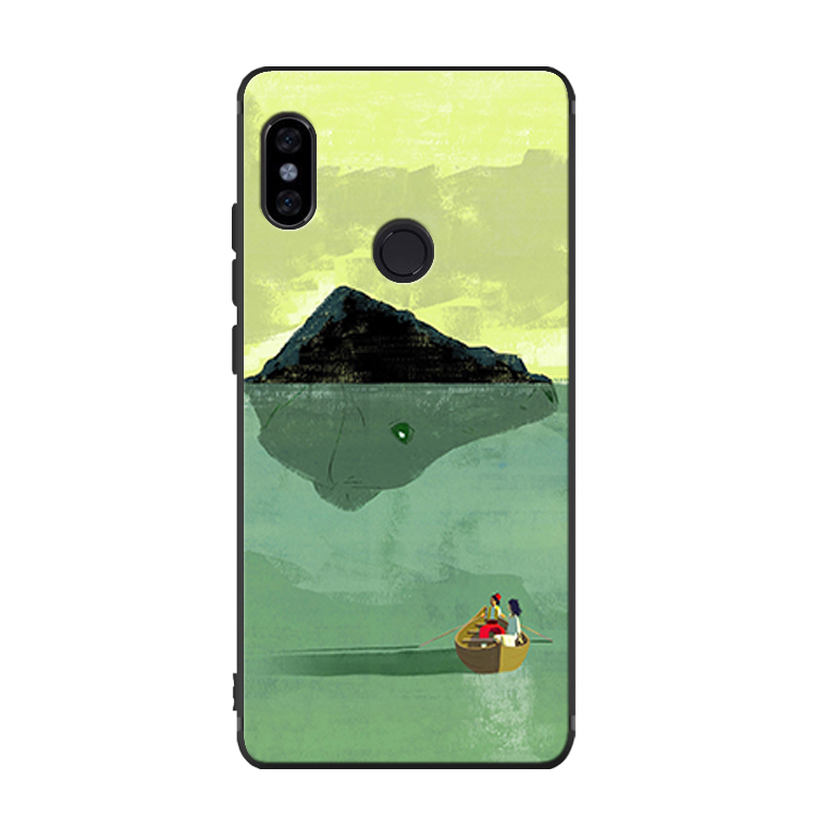 Étui Xiaomi Mi 8 Se Simple Protection Téléphone Portable, Coque Xiaomi Mi 8 Se Incassable Vert Beige