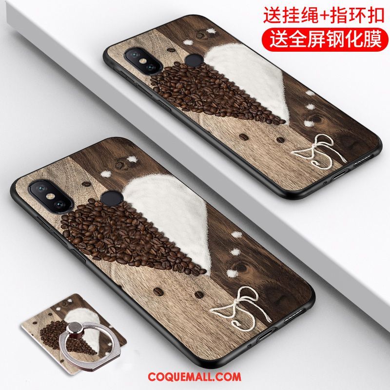 Étui Xiaomi Mi 8 Transparent Protection Petit, Coque Xiaomi Mi 8 Silicone Incassable Braun Beige