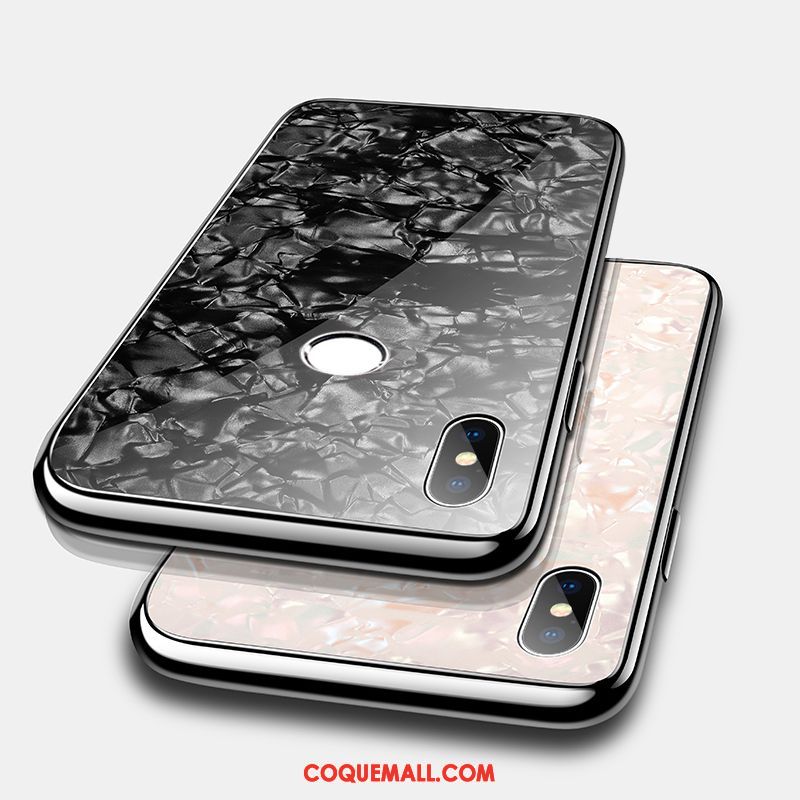 Étui Xiaomi Mi 8 Très Mince Silicone Créatif, Coque Xiaomi Mi 8 Ornements Suspendus Protection Beige