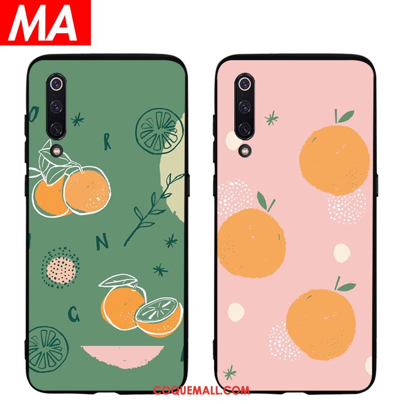 Étui Xiaomi Mi 9 Fruit Silicone Téléphone Portable, Coque Xiaomi Mi 9 Jeunesse Vent Beige