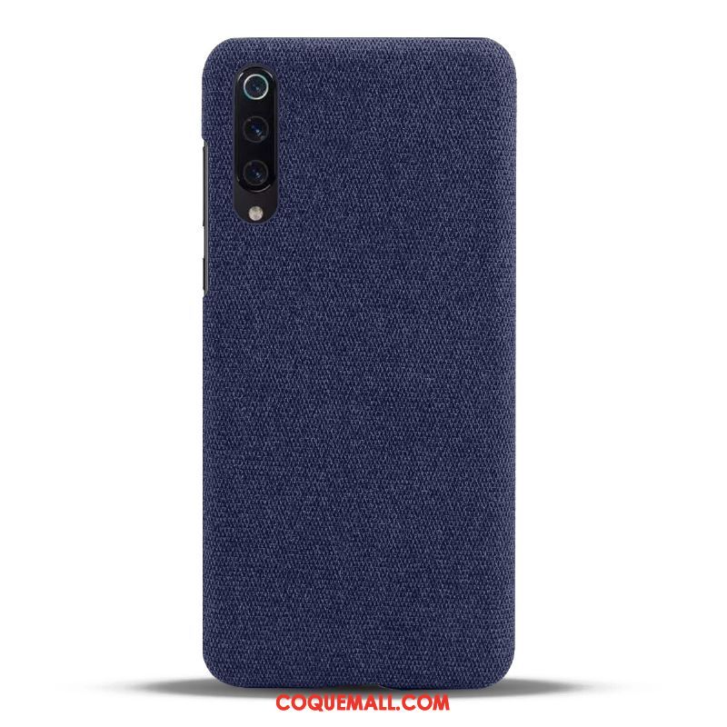 Étui Xiaomi Mi 9 Lite Bleu Créatif Téléphone Portable, Coque Xiaomi Mi 9 Lite Incassable Protection Beige