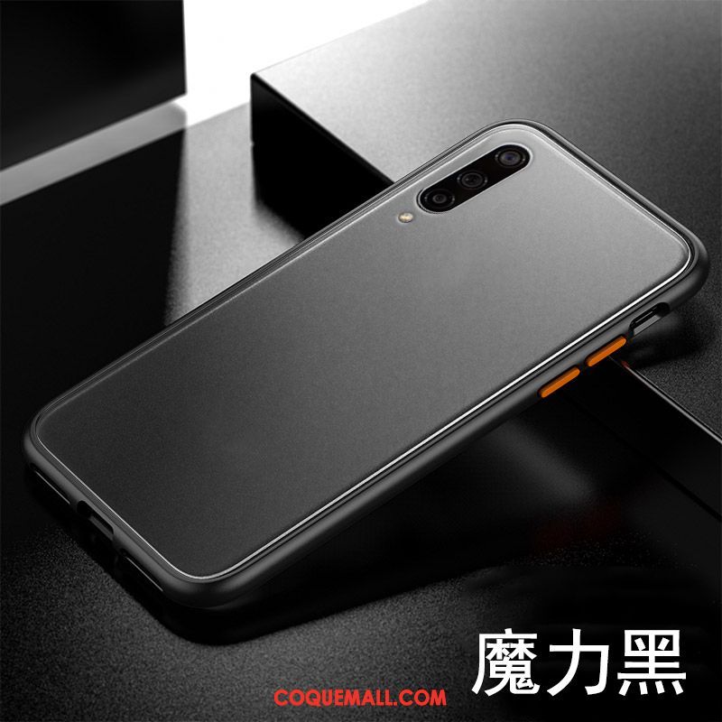 Étui Xiaomi Mi 9 Lite Transparent Mode Protection, Coque Xiaomi Mi 9 Lite Border Délavé En Daim Beige