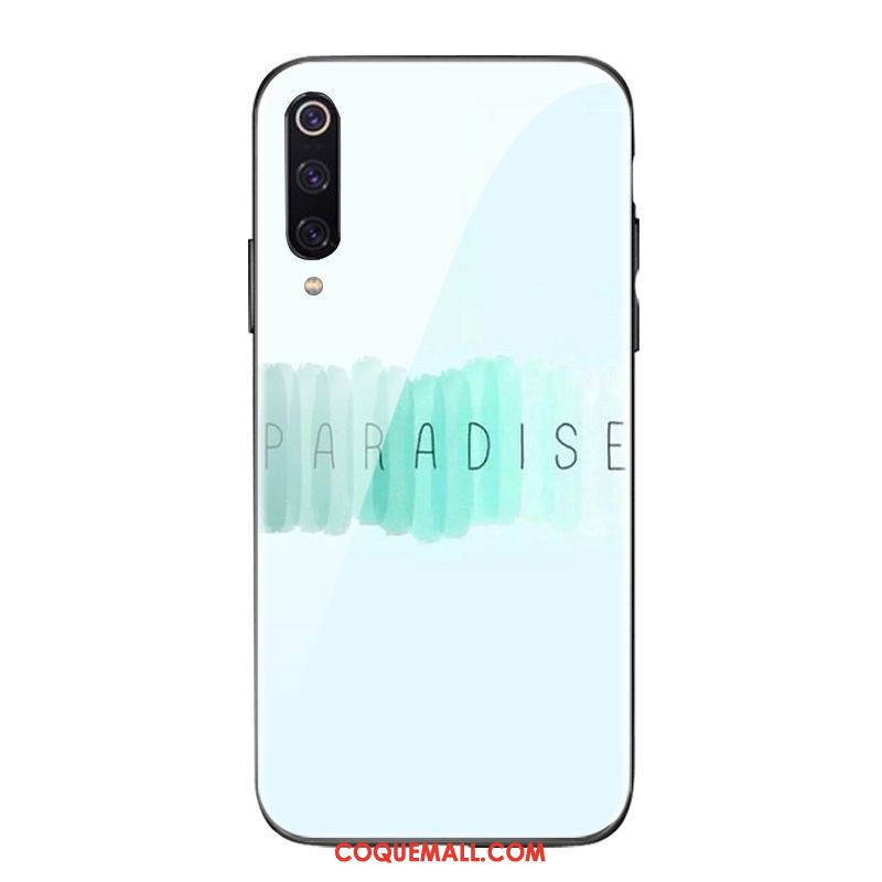 Étui Xiaomi Mi 9 Marque De Tendance Incassable Créatif, Coque Xiaomi Mi 9 Amoureux Personnalité Beige